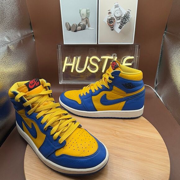 Nike Women's Air Jordan 1 Retro Hi OG ‘Laney’ Sz 9.5 - Picture 5 of 10